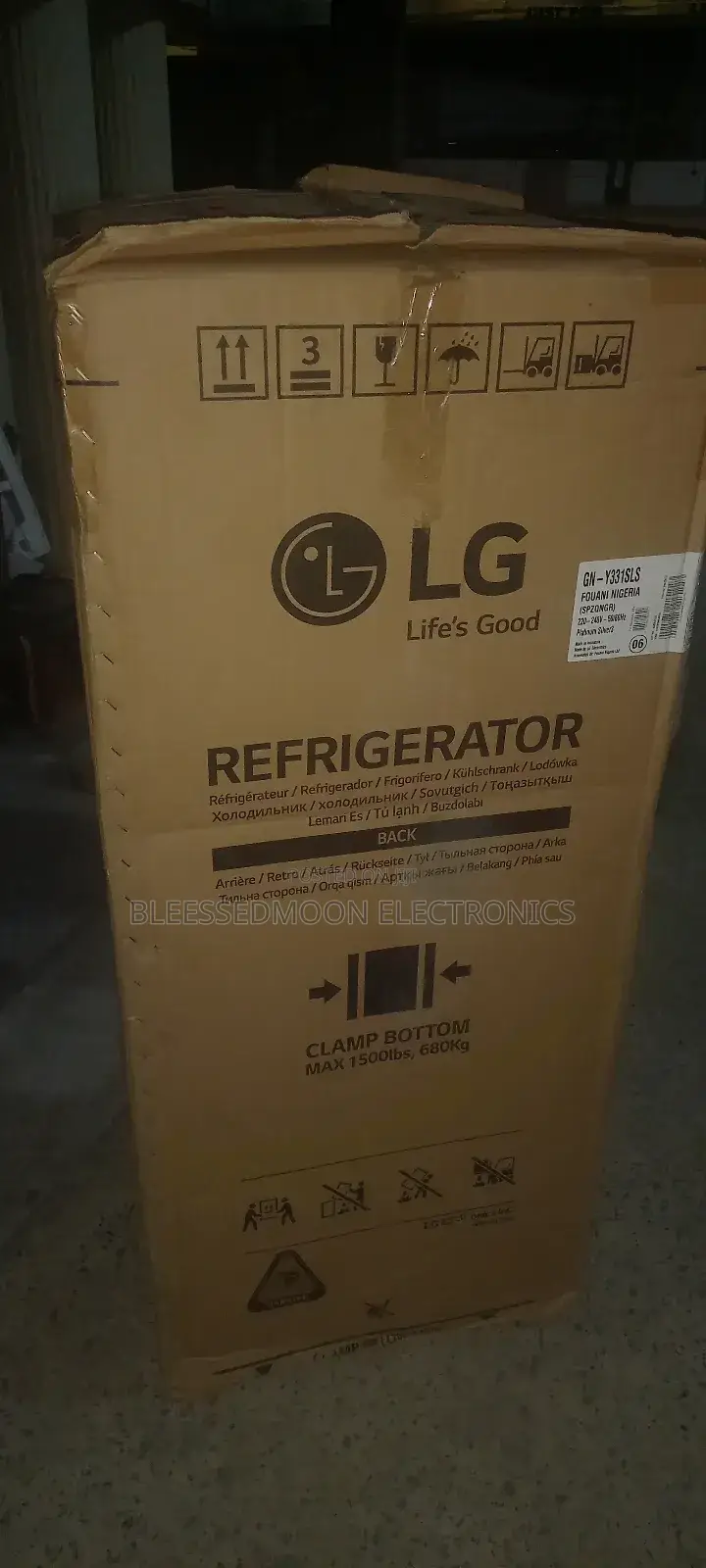 LG INVERTER Single Door Fridge With Freezer 10 Yrs Warranty