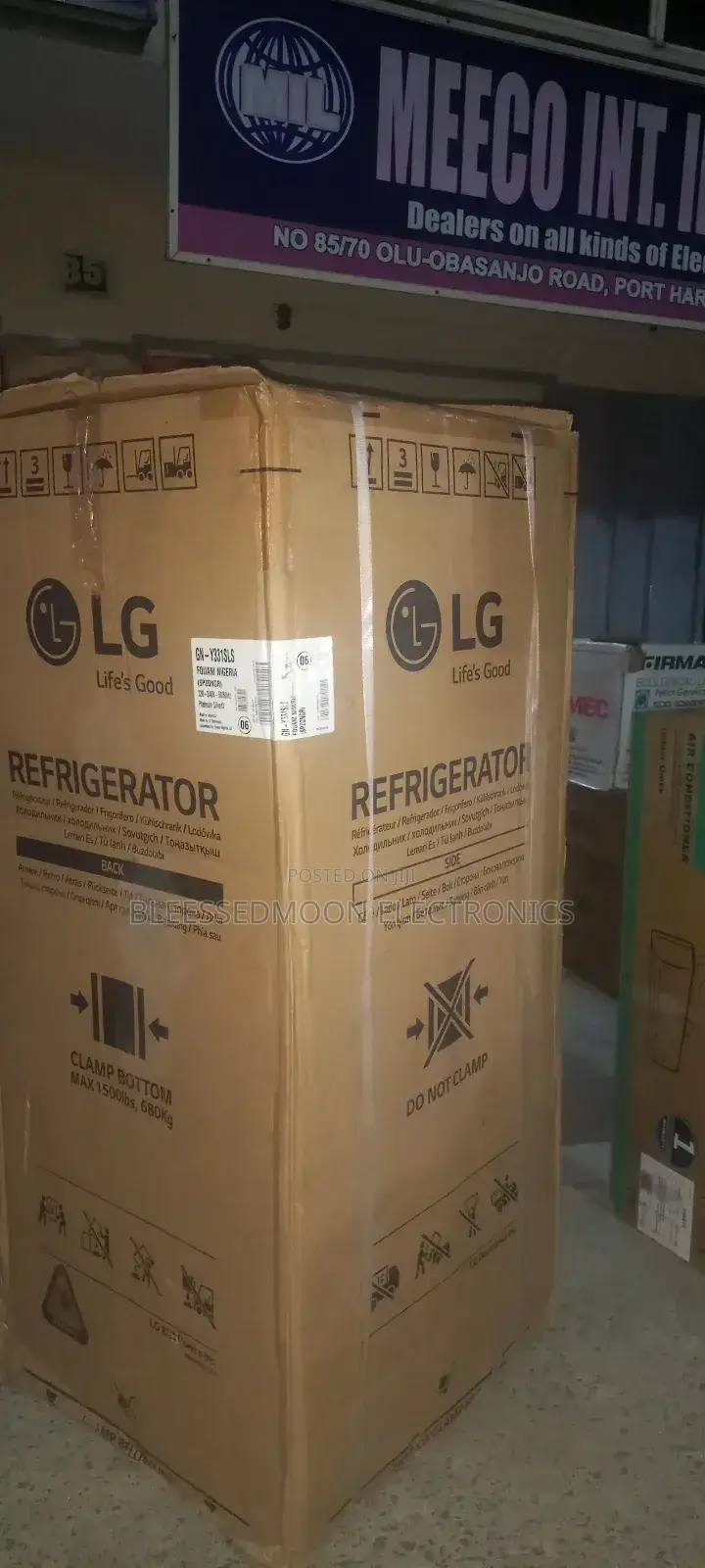 LG INVERTER Single Door Fridge With Freezer 10 Yrs Warranty