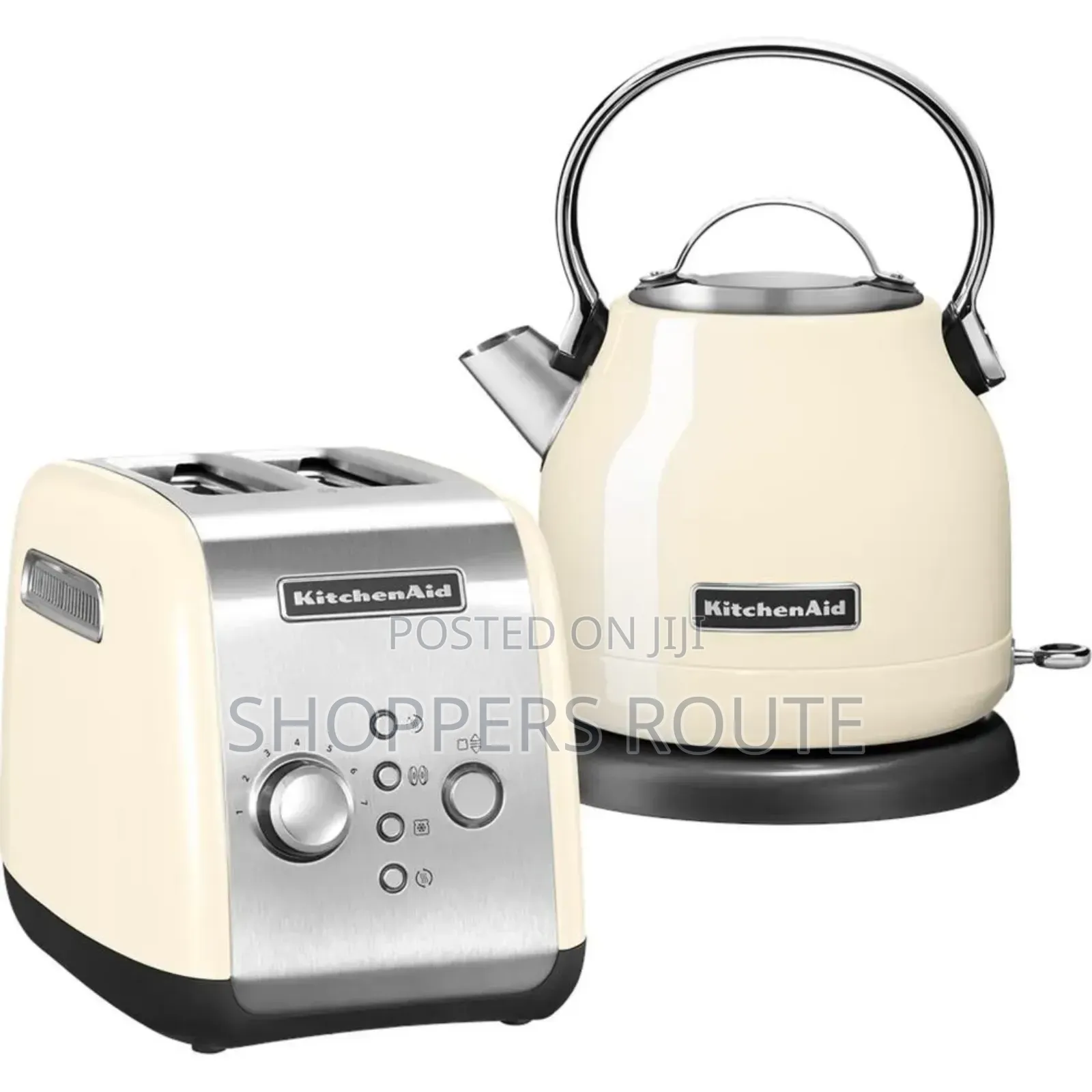 Kitchenaid Cottage Breakfast Set (Kettle Toaster)- Cream