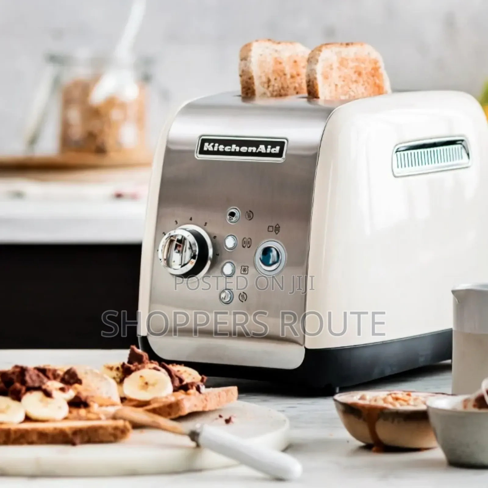 Kitchenaid Cottage Breakfast Set (Kettle Toaster)- Cream