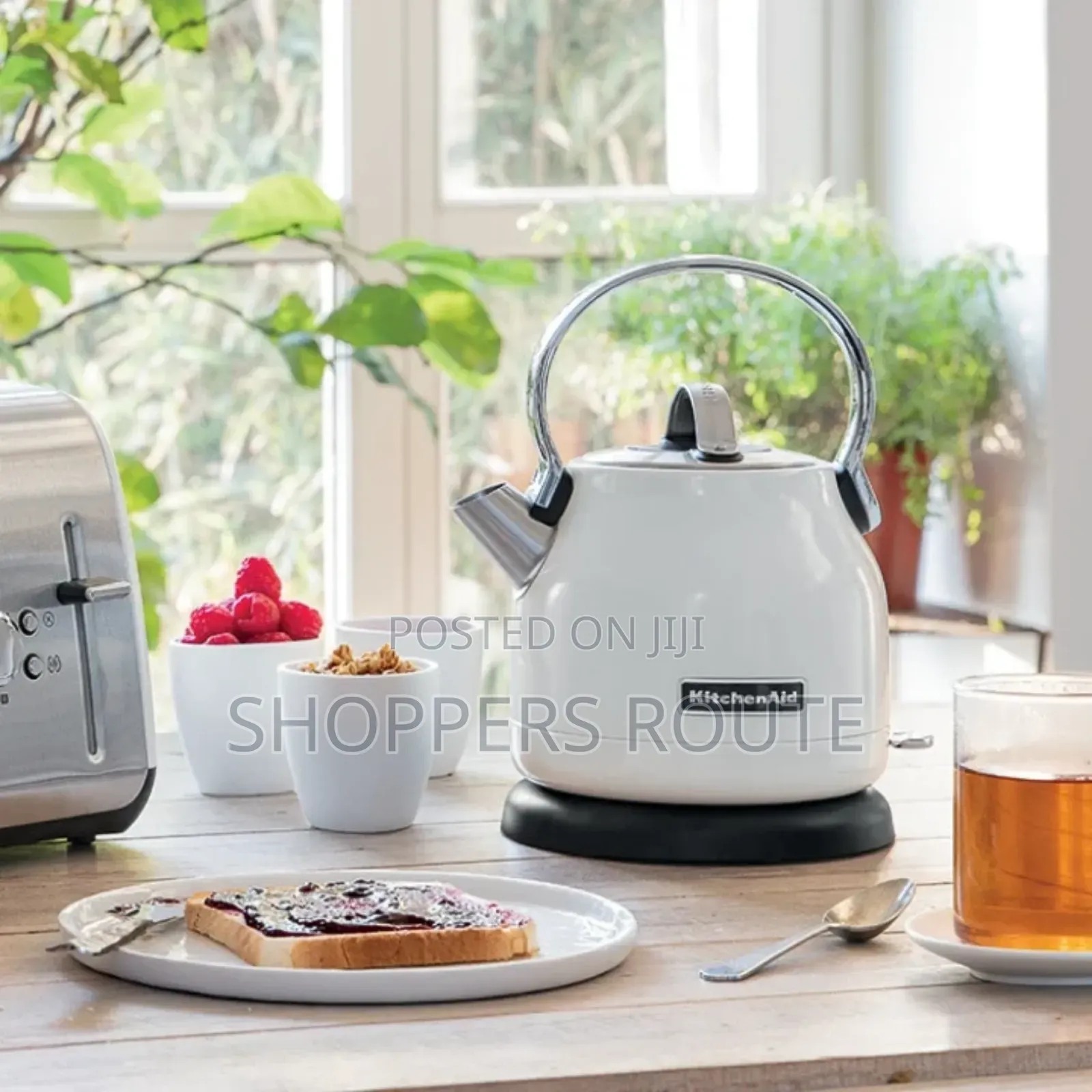 Kitchenaid Cottage Breakfast Set (Kettle Toaster)- Cream