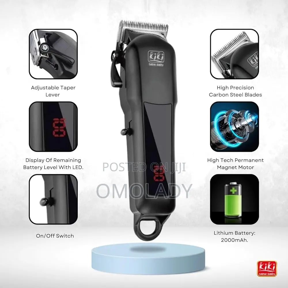 KIKI NEW GAIN NG-888B Professional Cordless Hair Clipper