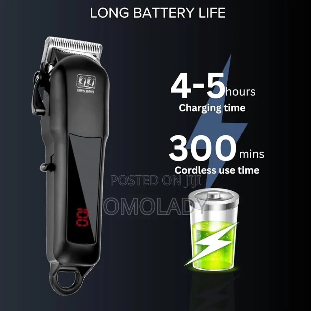 KIKI NEW GAIN NG-888B Professional Cordless Hair Clipper