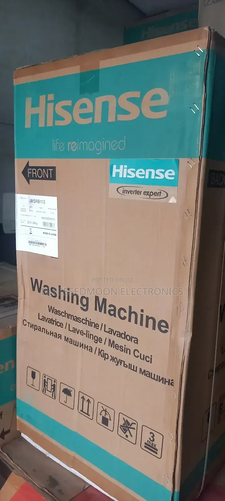 Hisense Inverter Expert Washing Machine 11kg Manual 3yrs W