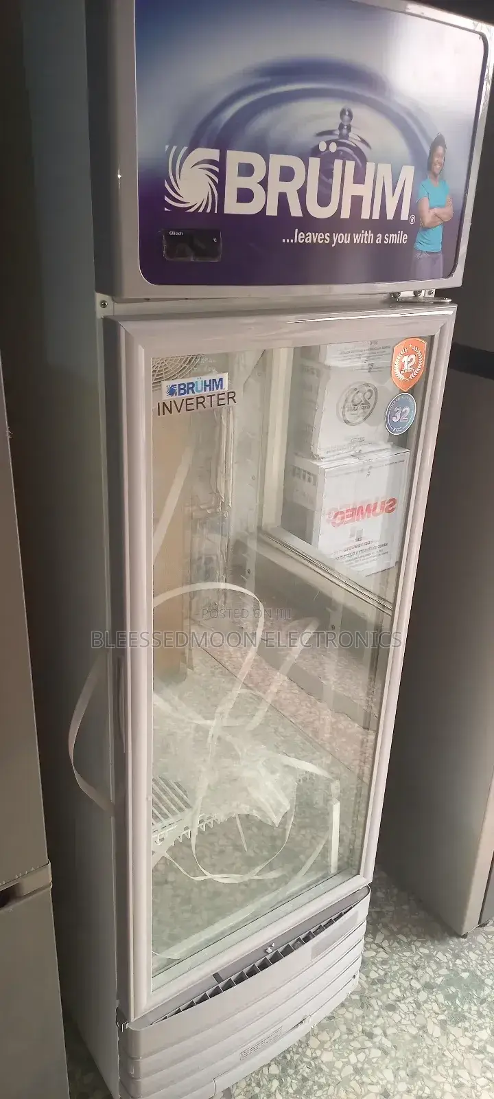 BRUHM Italian INVERTER Show Case Chiller 5 Yrs Garranty