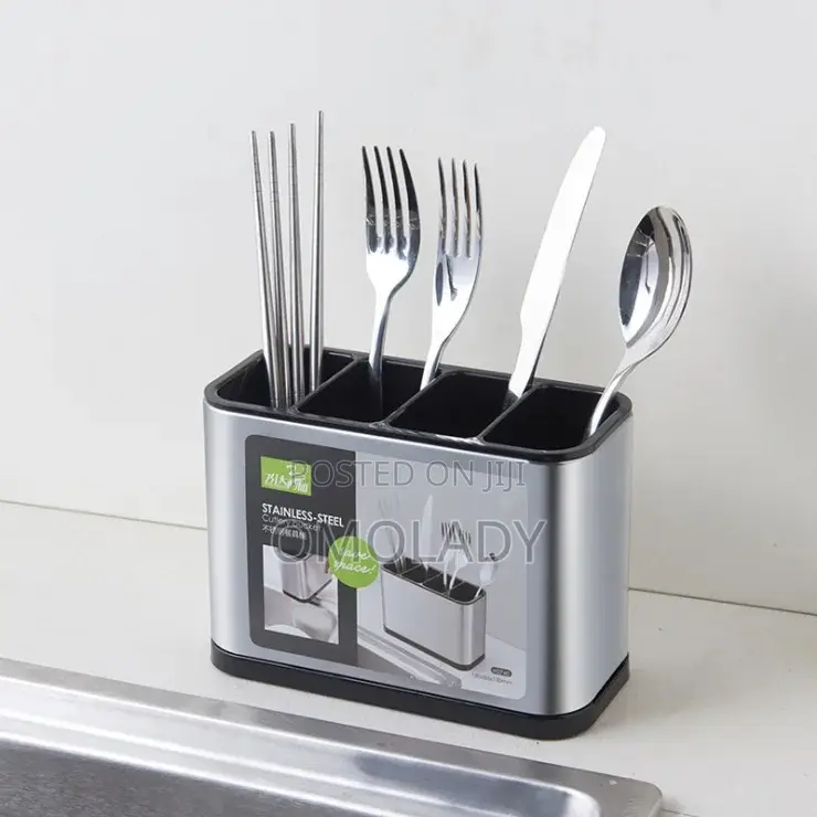 Stainless Steel Countertop Cutlery Rack/Organizer