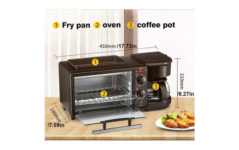 12L KENWOOD 3 in 1 Breakfast Maker