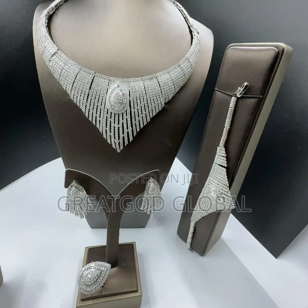 Luxury Jewelry Set for Ladies High Quality Silver
