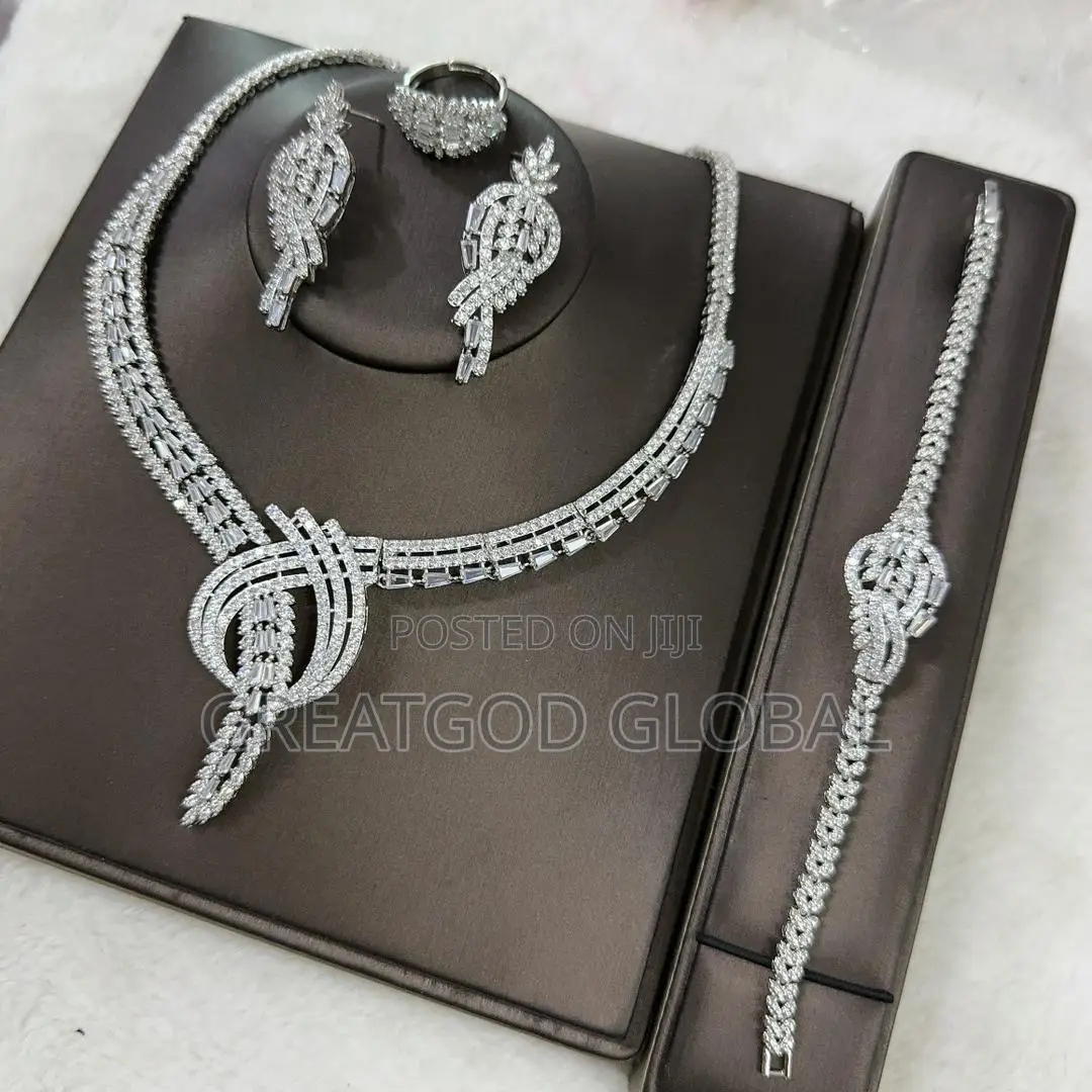Luxury Jewelry Set for Ladies High Quality Silver
