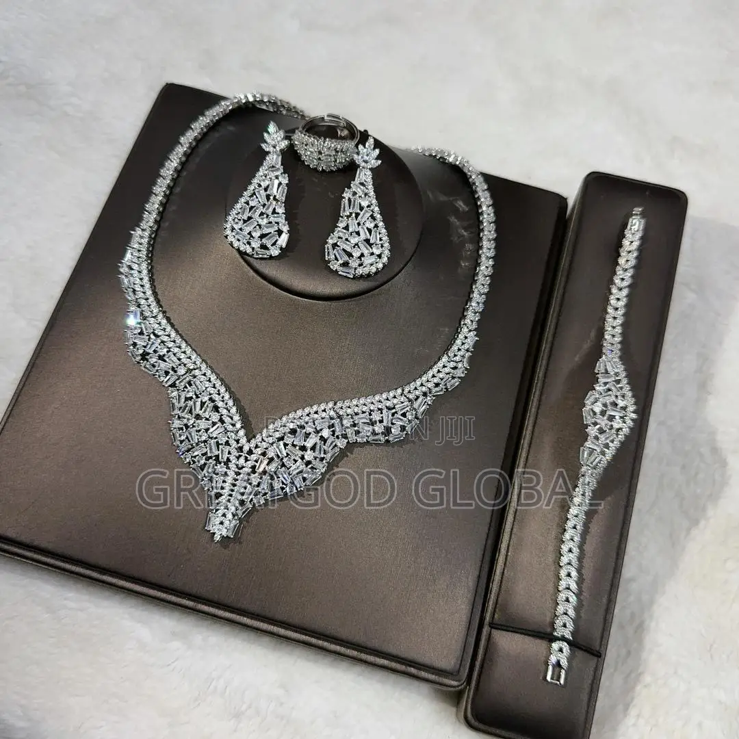 Luxury Jewelry Set for Ladies High Quality Silver