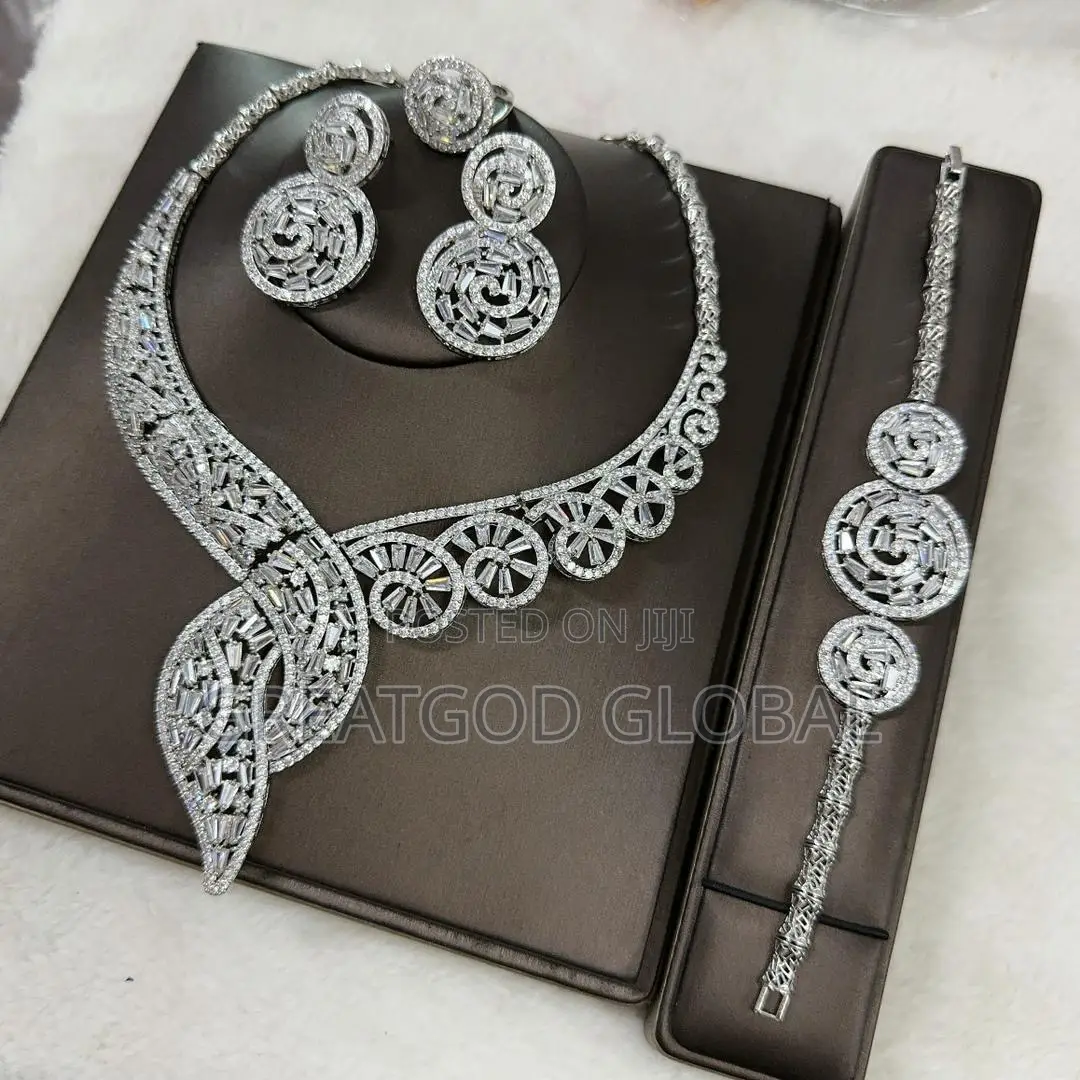 Luxury Jewelry Set for Ladies High Quality Silver