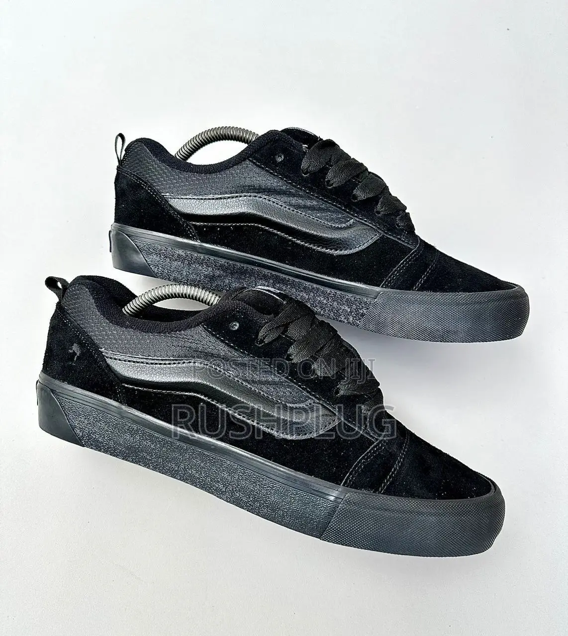 Vans Knu Skool “Total Black/Gums” Sneakers