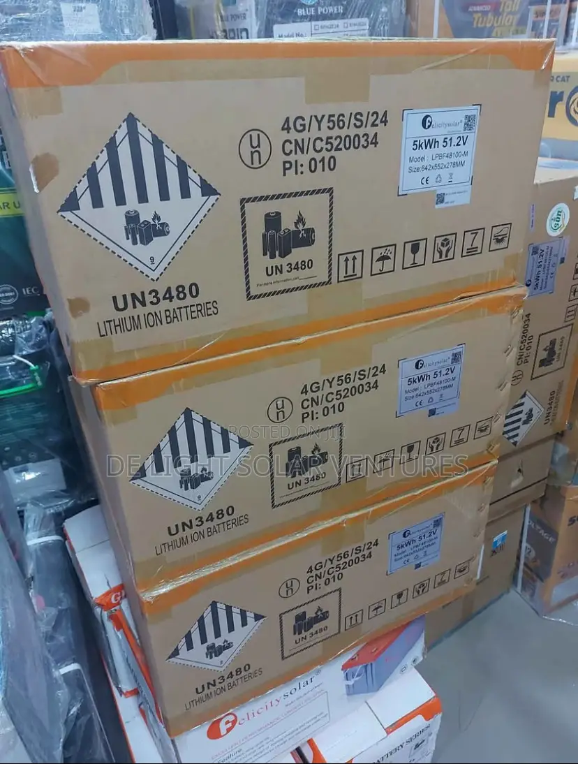 5kwh/51.2volts Felicity Lithium Ion Solar Batteries