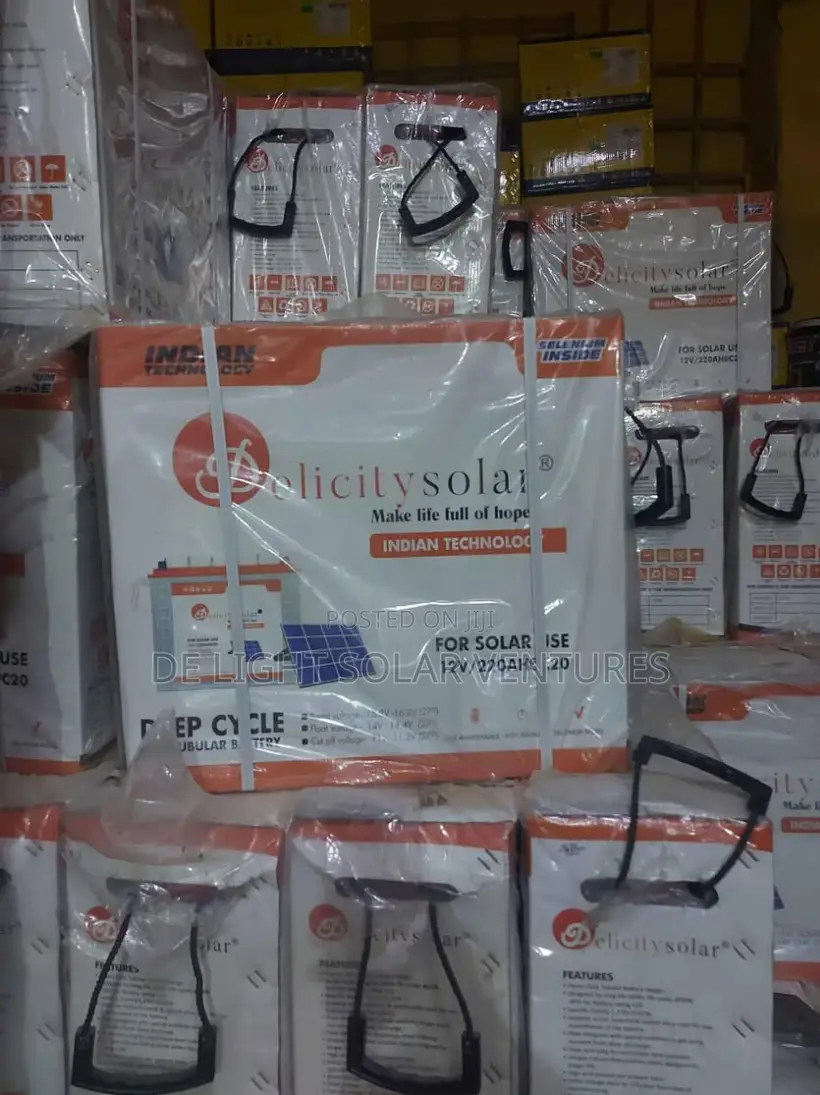220ah/12volts Pelicity Tubular Solar Batteries