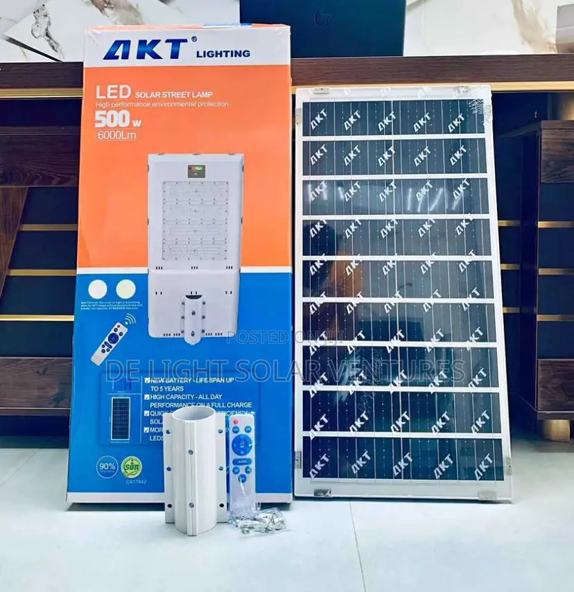 500watts Original Akt Solar Street Lights