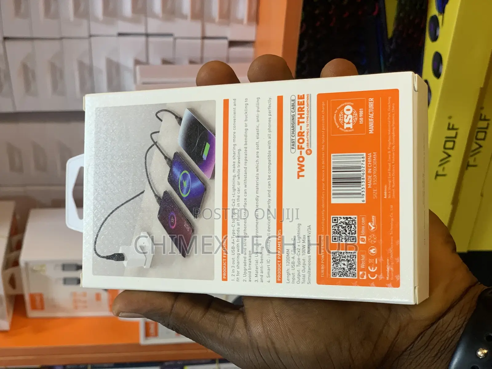 Two for Three Fast Charging Cable