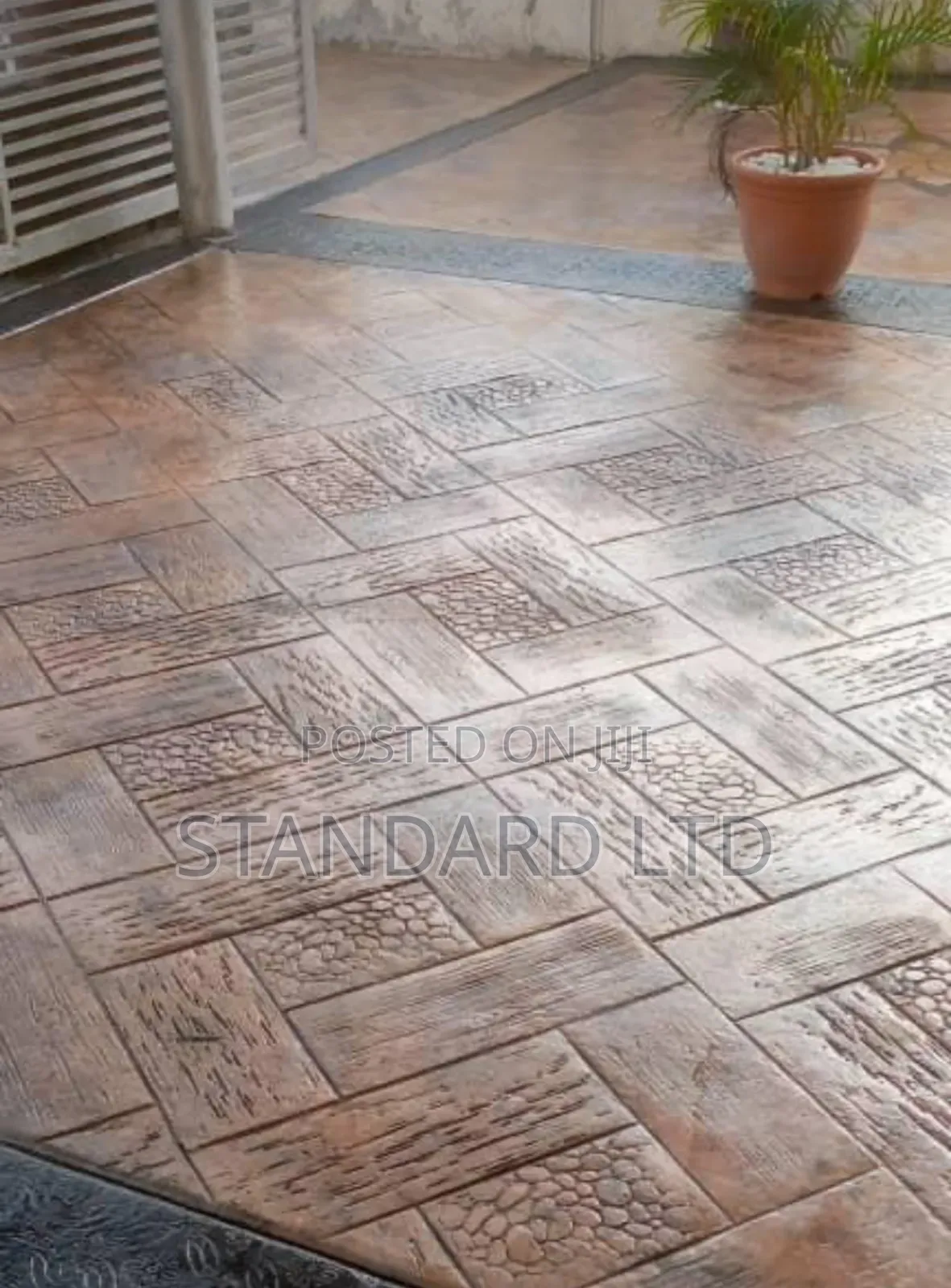 Stamp Floor,New Patio Floor