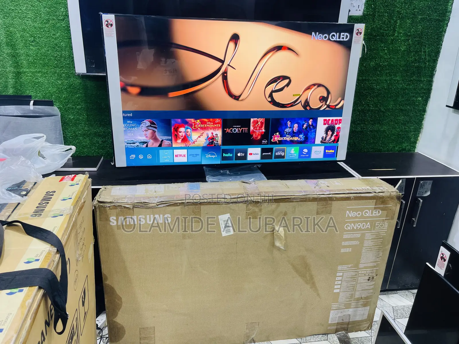 SAMSUNG 55” Class Neo QLED Quantum HDR Smart Alexa Tv