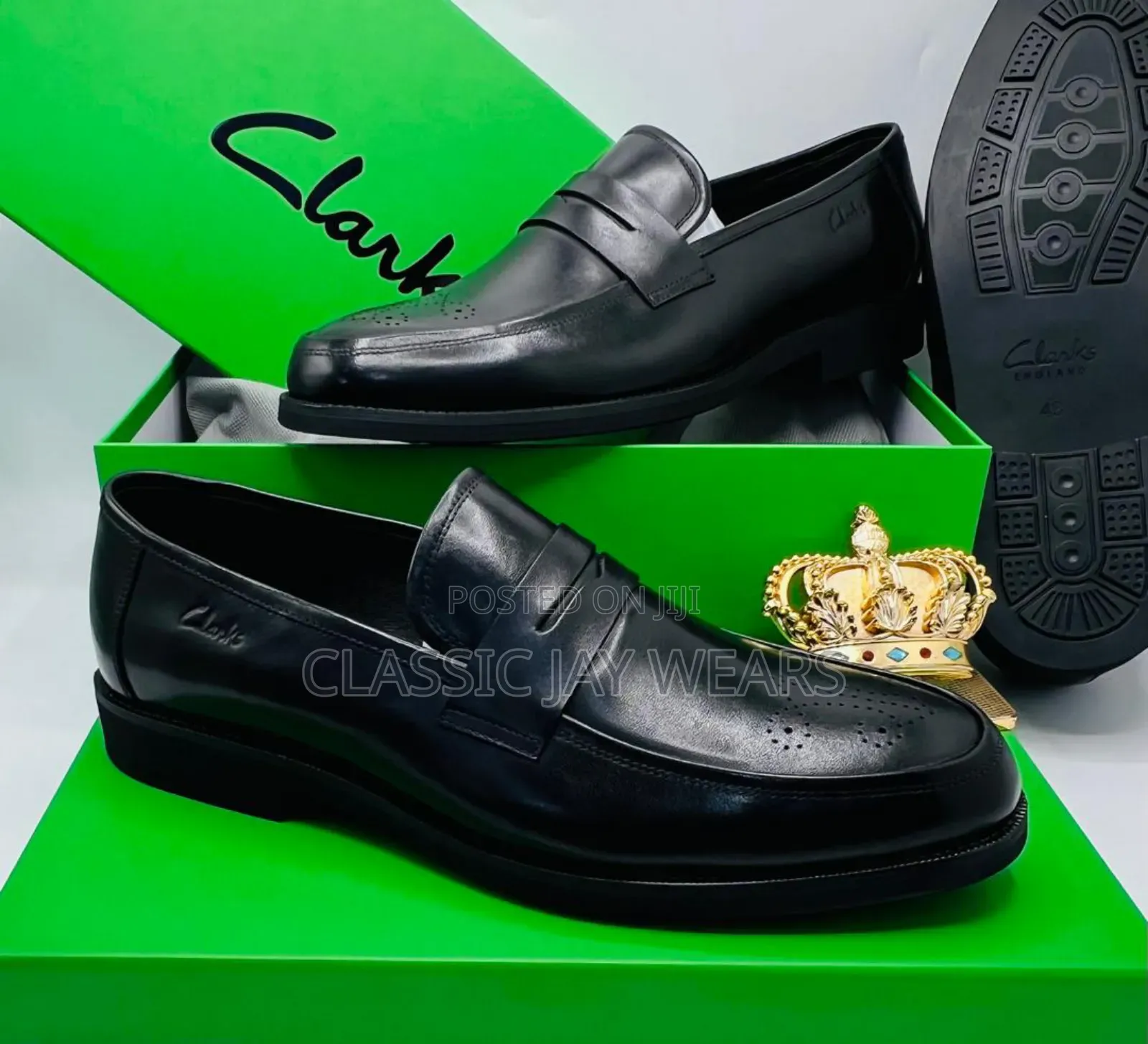 Plain and Lace Up Quality Clarks Shoes for Men
