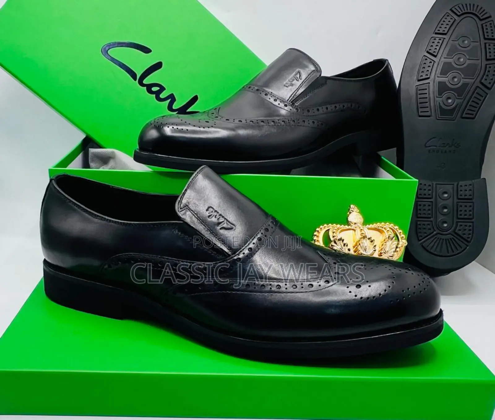 Plain and Lace Up Quality Clarks Shoes for Men