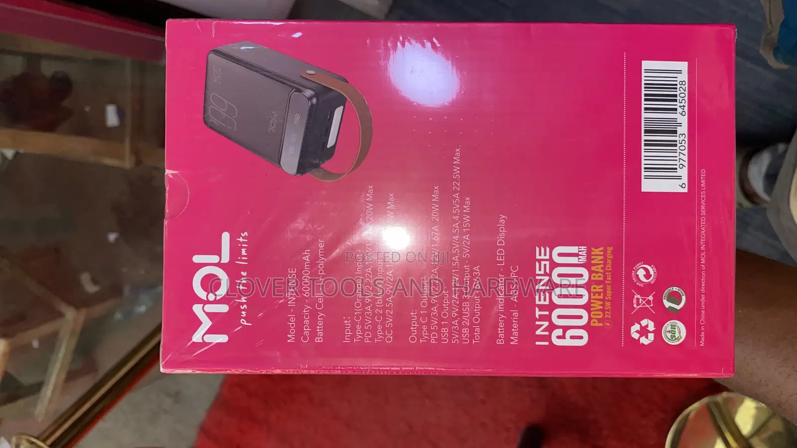 MOL Intense 60000mah Power Bank | Fast Charging Durable