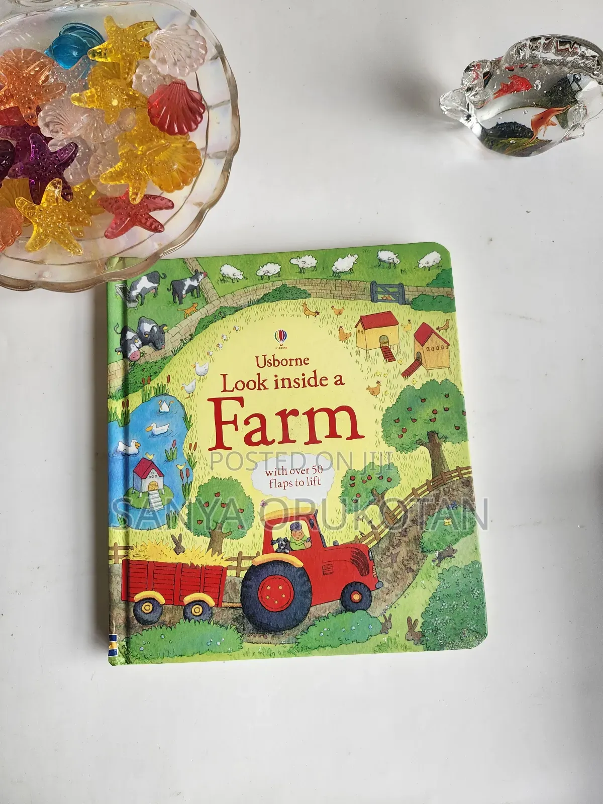 Usborne Look Inside a Farm Flip Flap Book