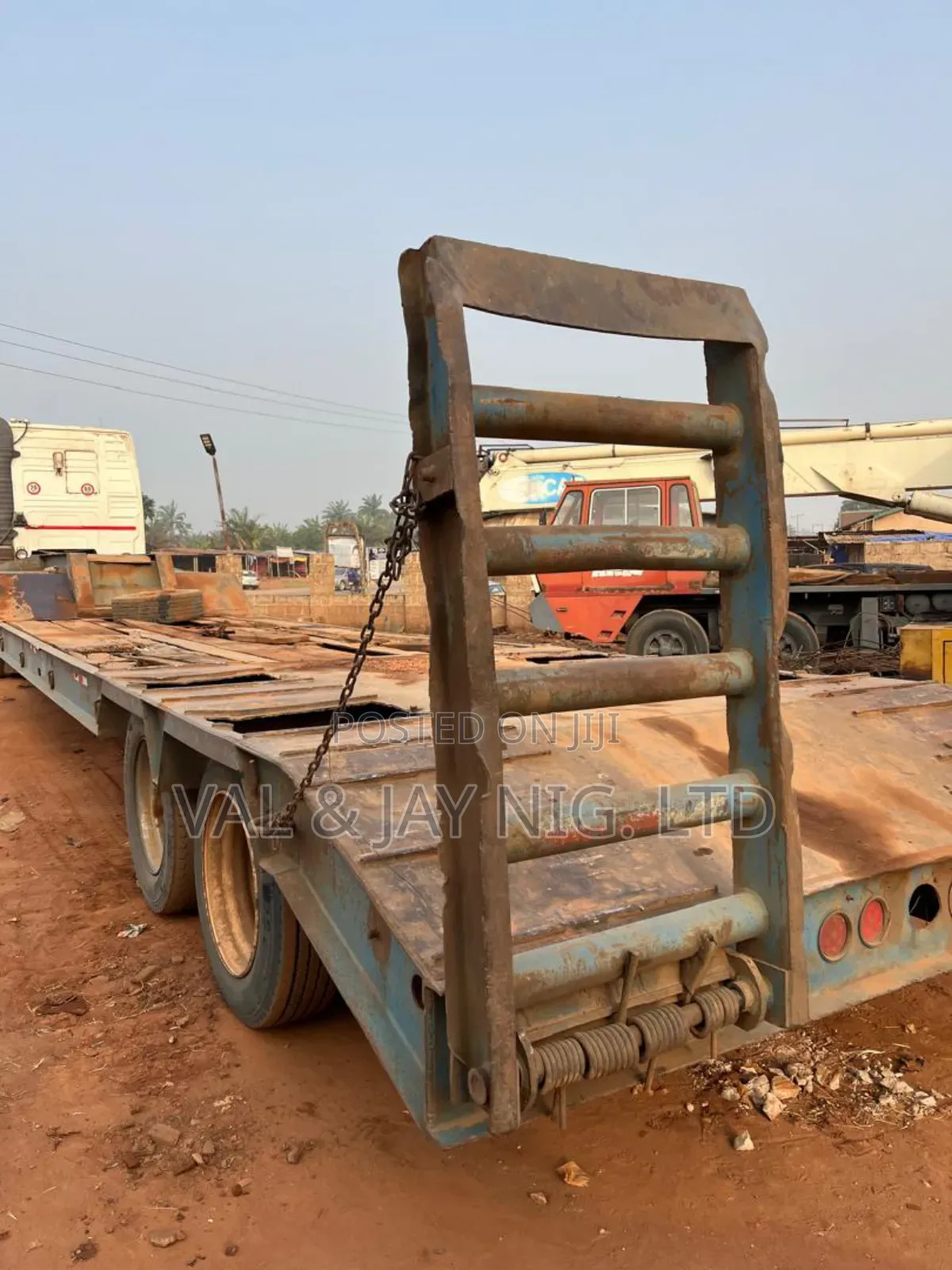 100 Tons Double Axle Lowbed Back - Foreign Use