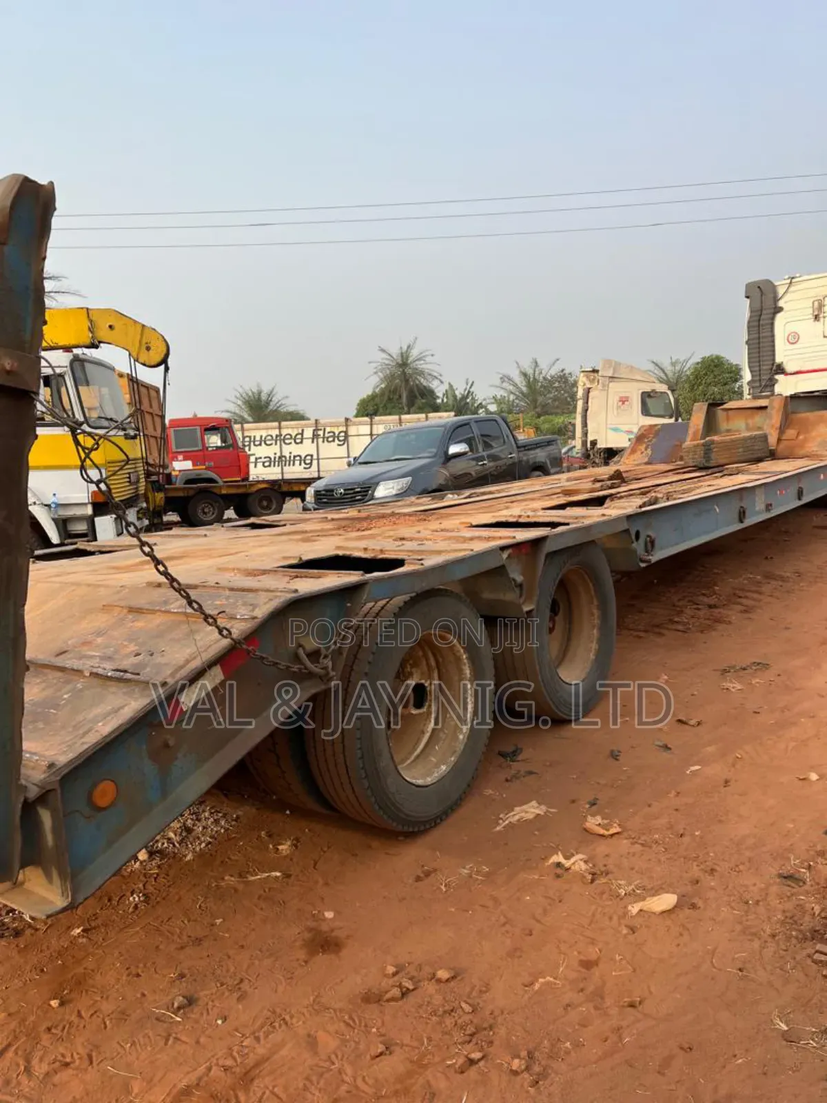 100 Tons Double Axle Lowbed Back - Foreign Use