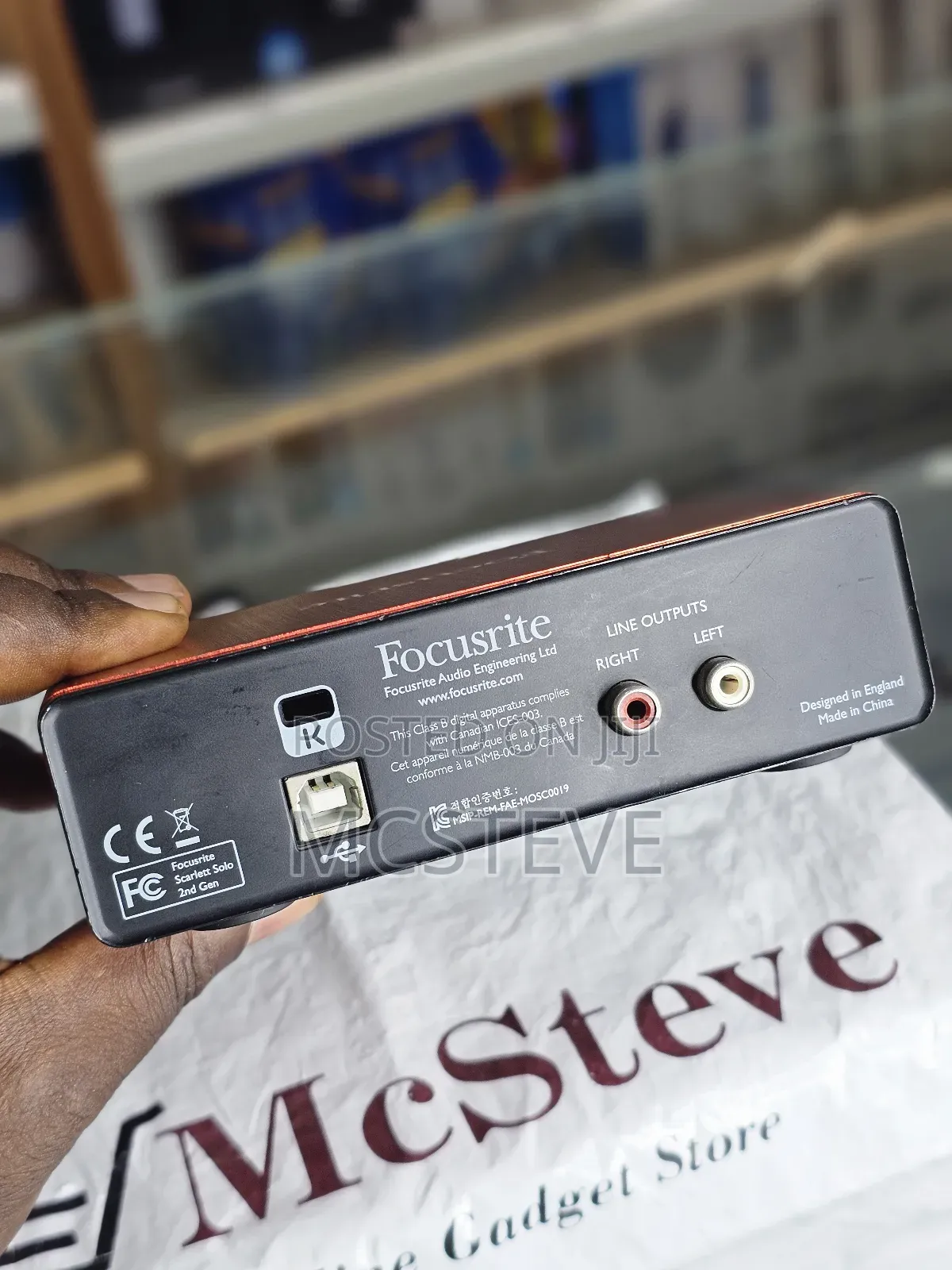 Focusrite Scarlett Solo 2nd Gen. Audio Interface Soundcard