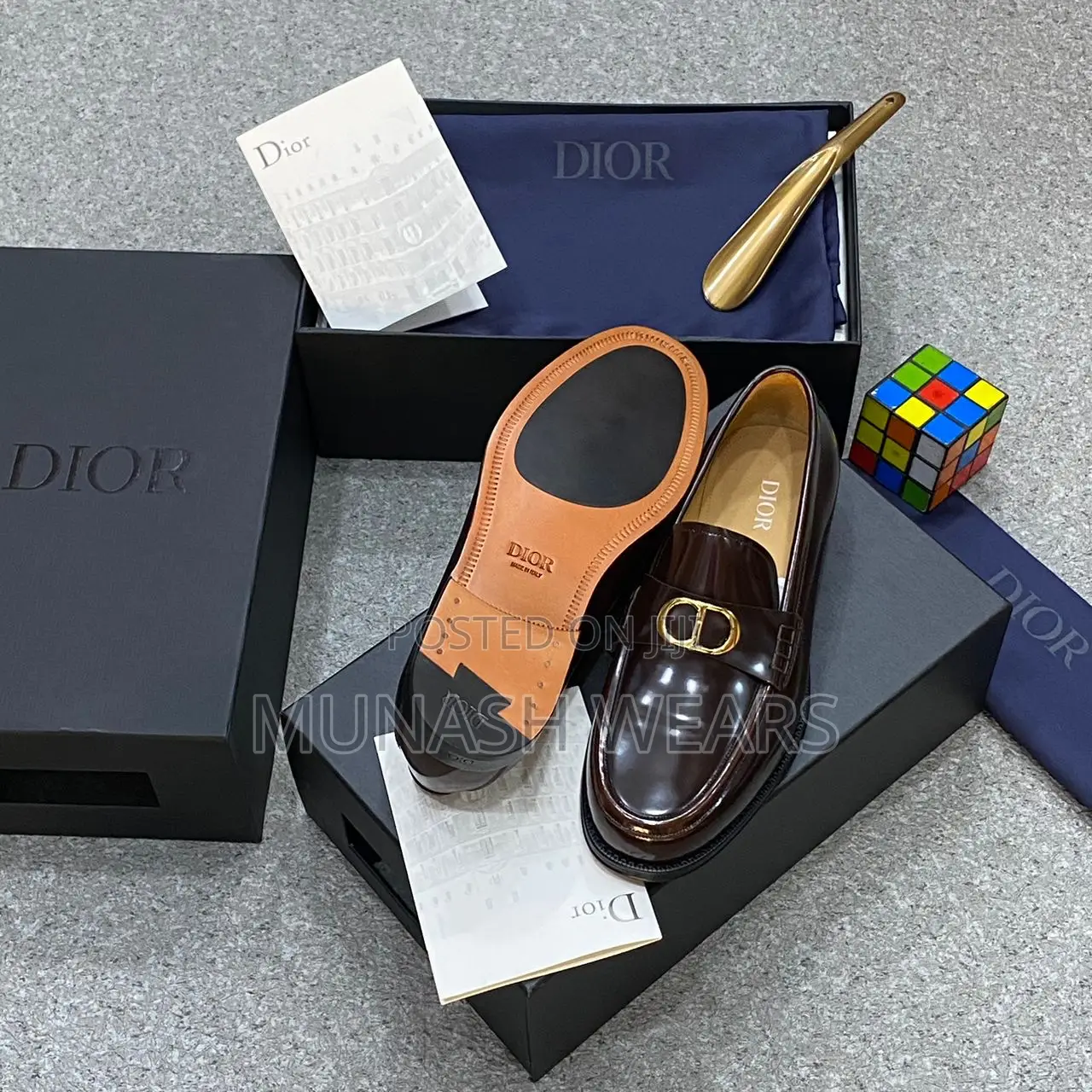 Royal Italian Leather Dior Luxury Shoe