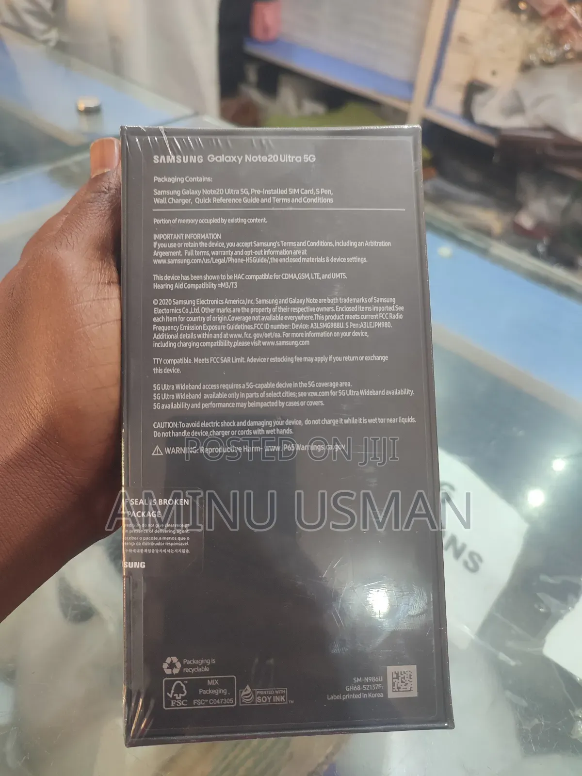 New Samsung Galaxy Note 20 Ultra 5G 128 GB