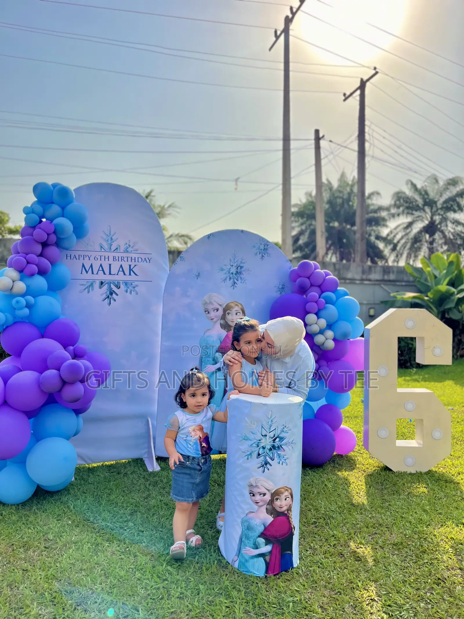 Frozen Themed Birthday Decor