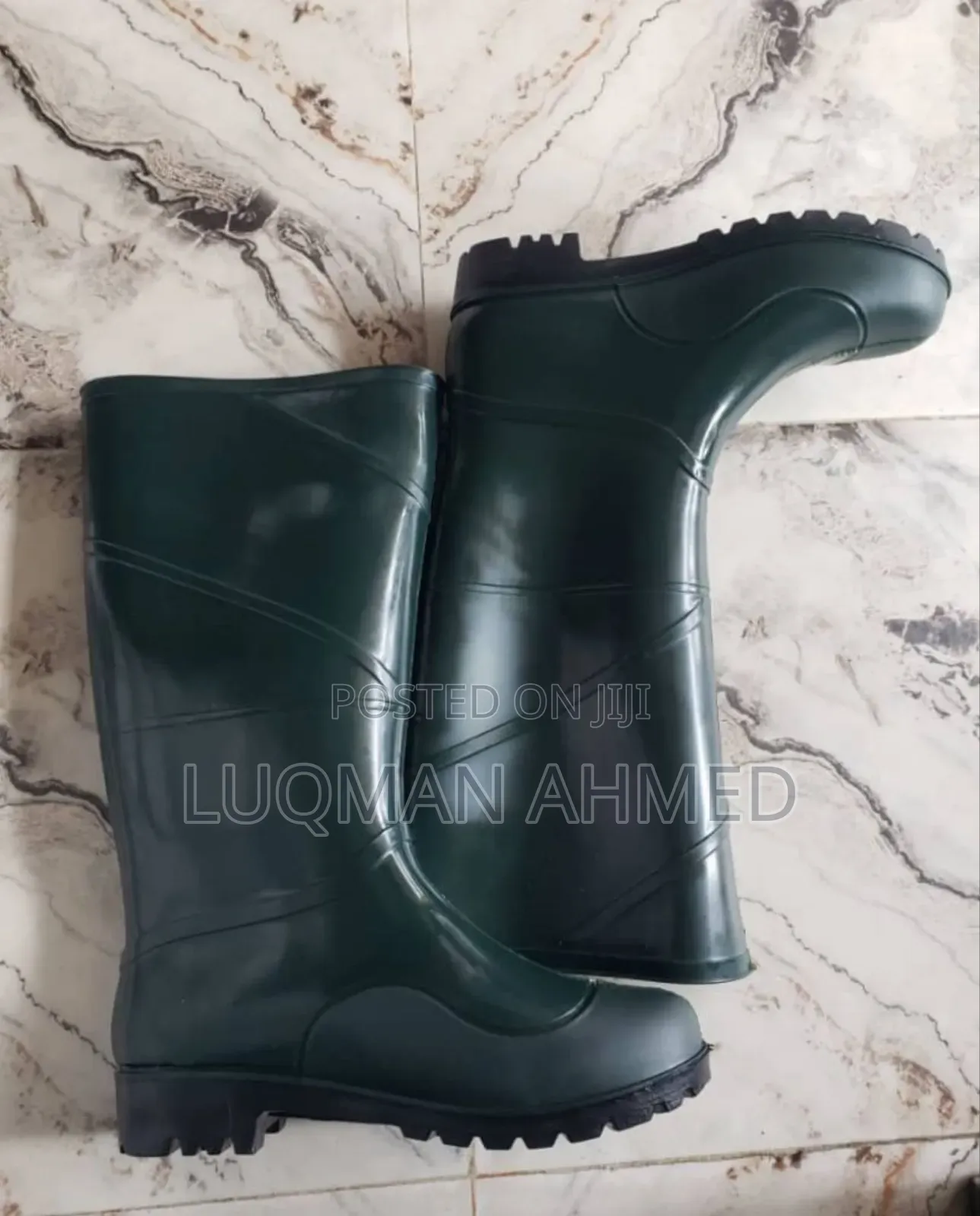 Wihu Black Rain Boot