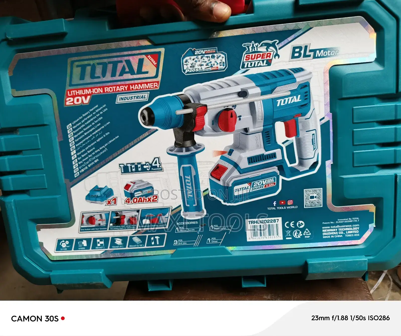 Total Cordless Hammer Drill 26mm