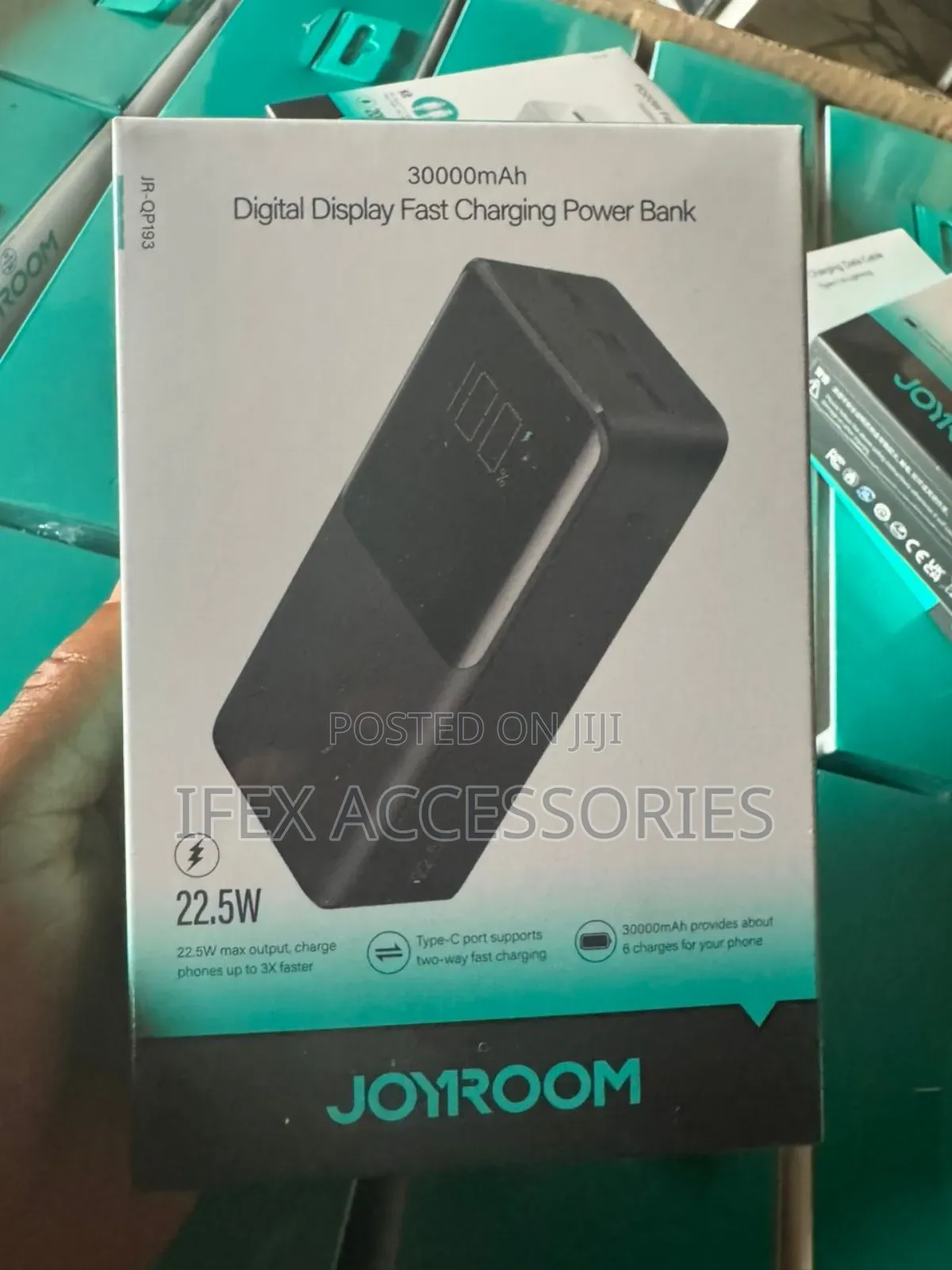 Joyroom Jr-Qp193 22.5w Power Bank 30000mah