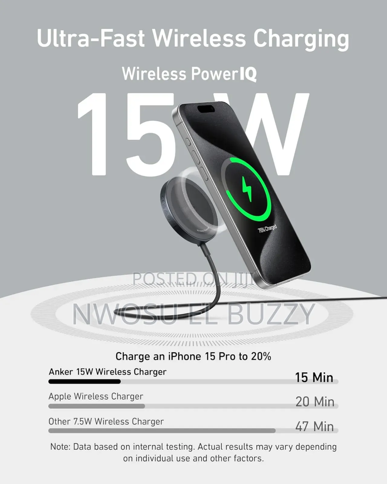 Anker Maggo Wireless Charger 15w Pad