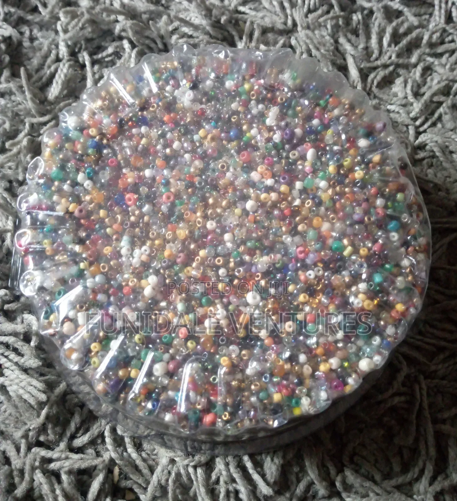 Assorted Colours Glass Beads 6/0 - 8/0