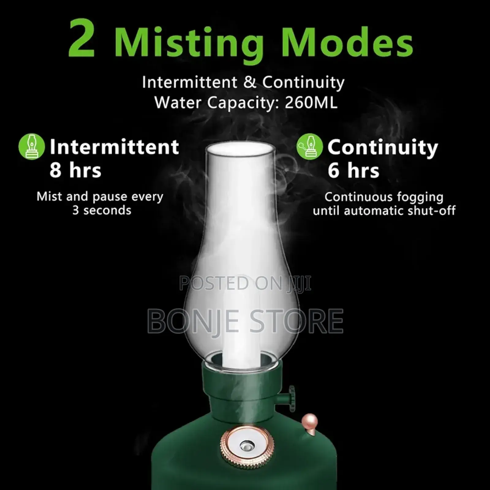 2 Litres Desk Humidifier With Fan