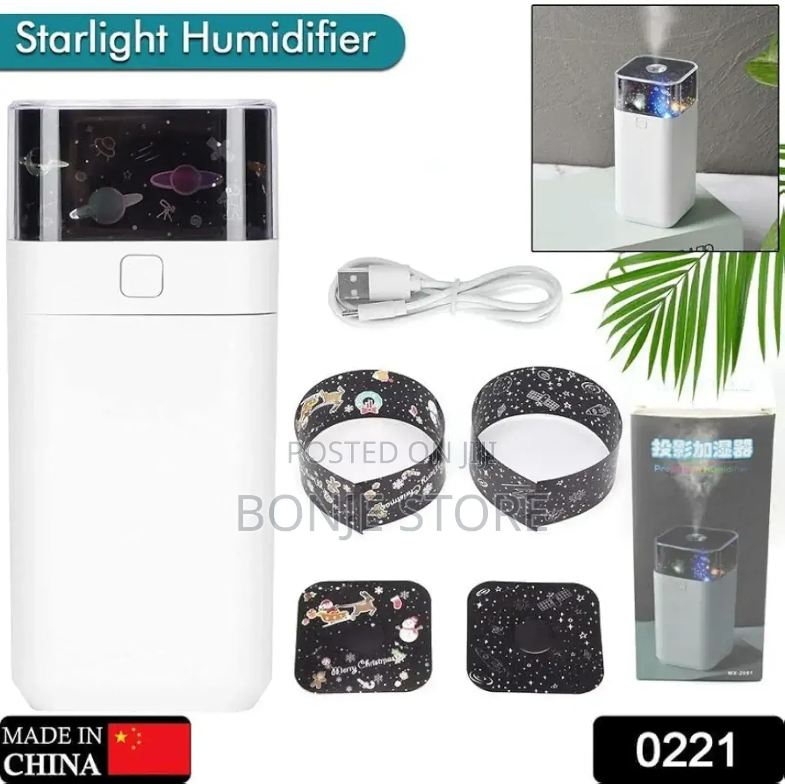 Star Night Light Projector Humidifier - Ultrasonic LED