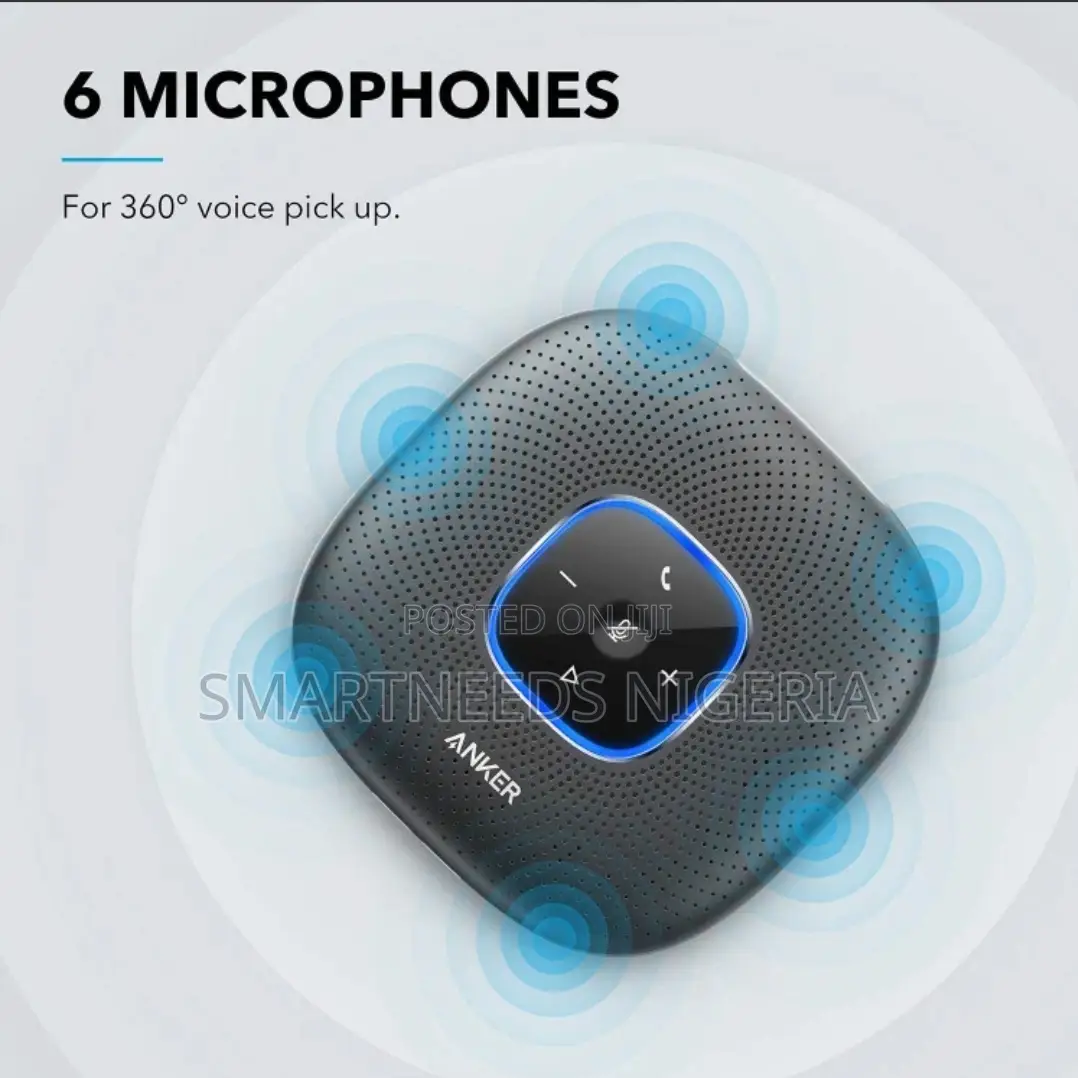Anker Powerconf Conference/Call Speaker With 6 Microphones