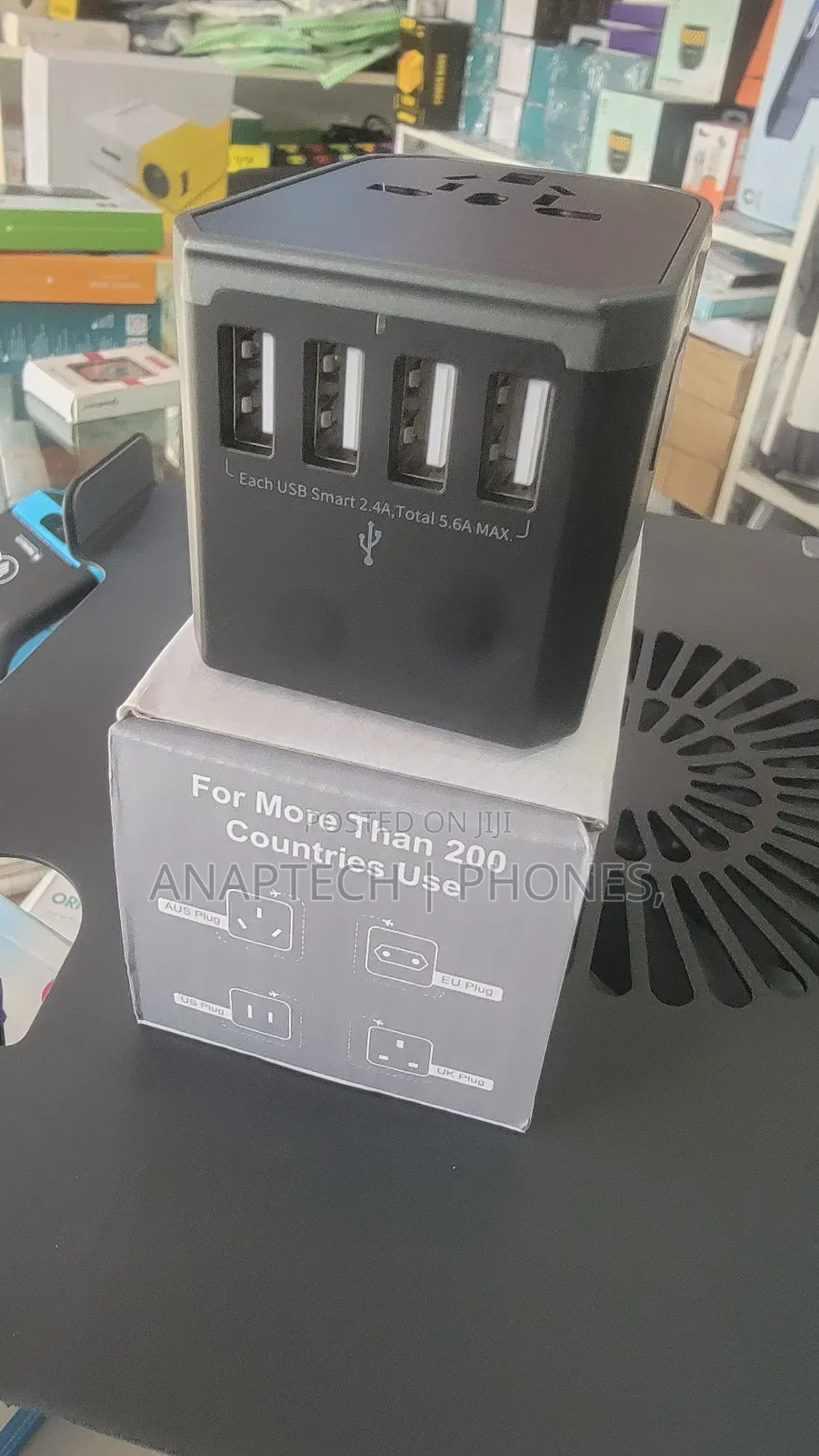Universal Adapter Worldwide Charger for Uk / Eu / Us