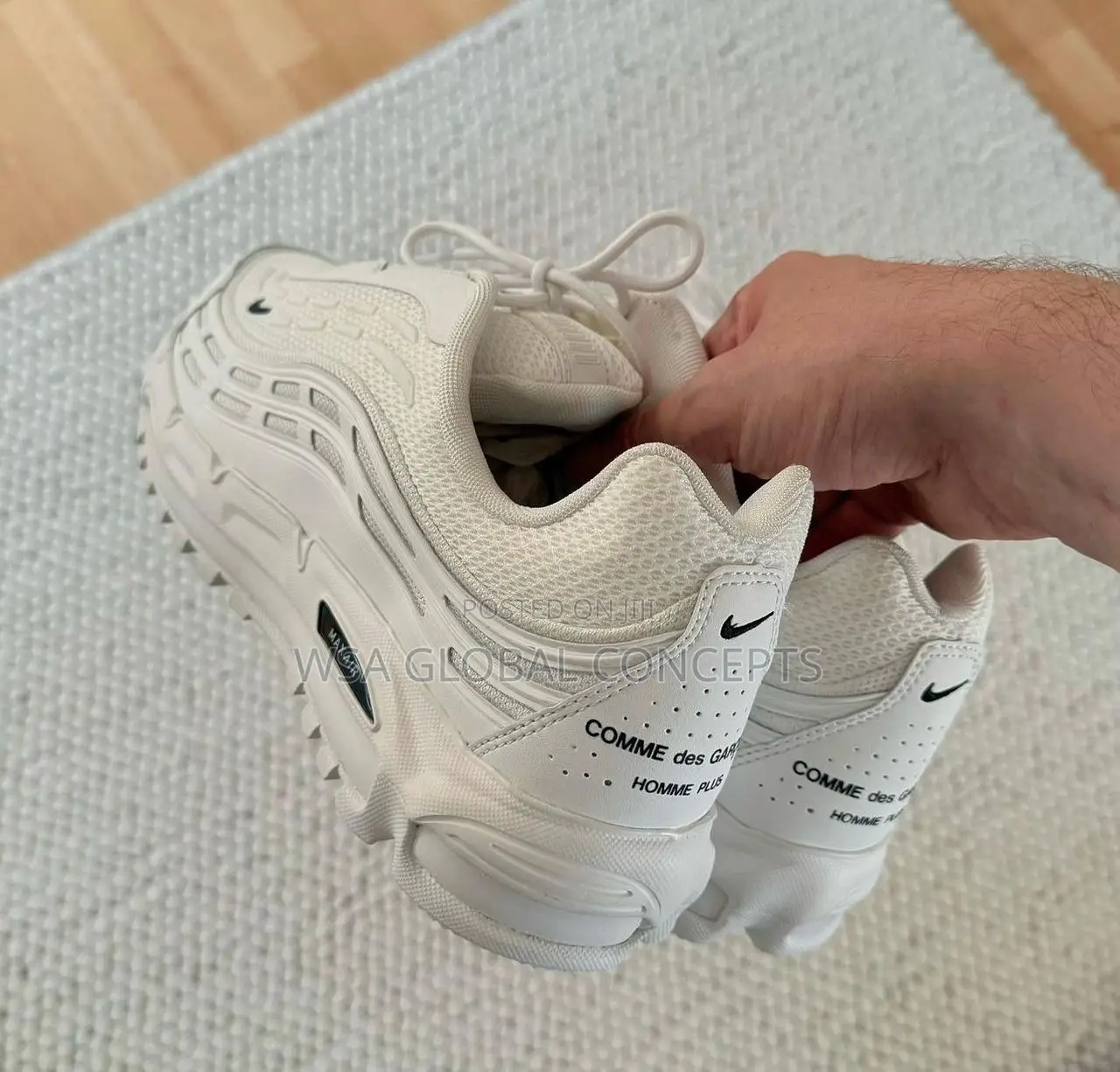 Hommie Plus X Nike Air Max TL 2.5 White Sneakers