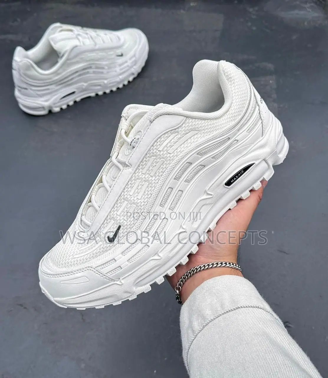 Hommie Plus X Nike Air Max TL 2.5 White Sneakers