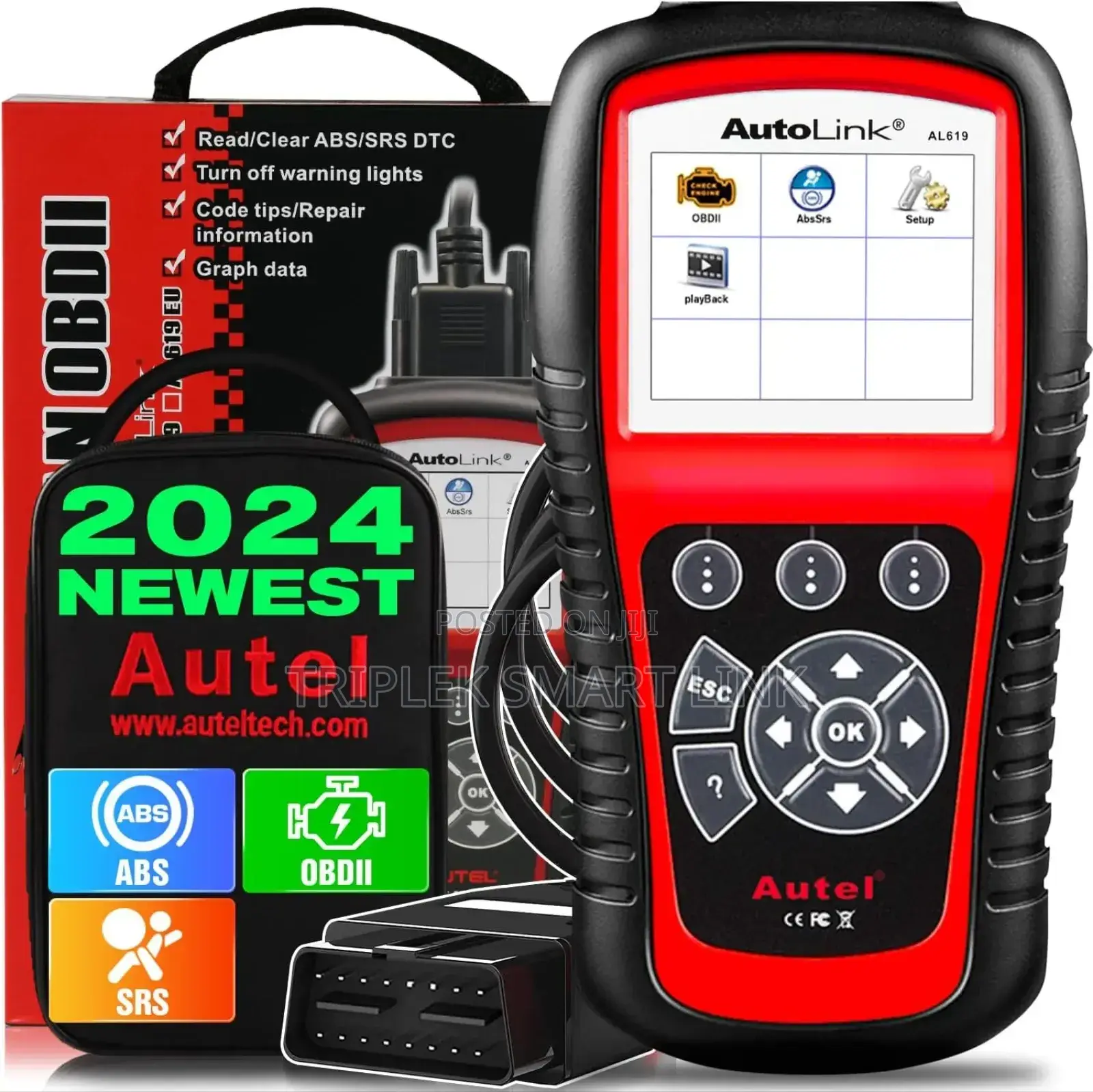 Autel Autolink AL619 Car ABS SRS CAN OBD2 Diagnostic Scan