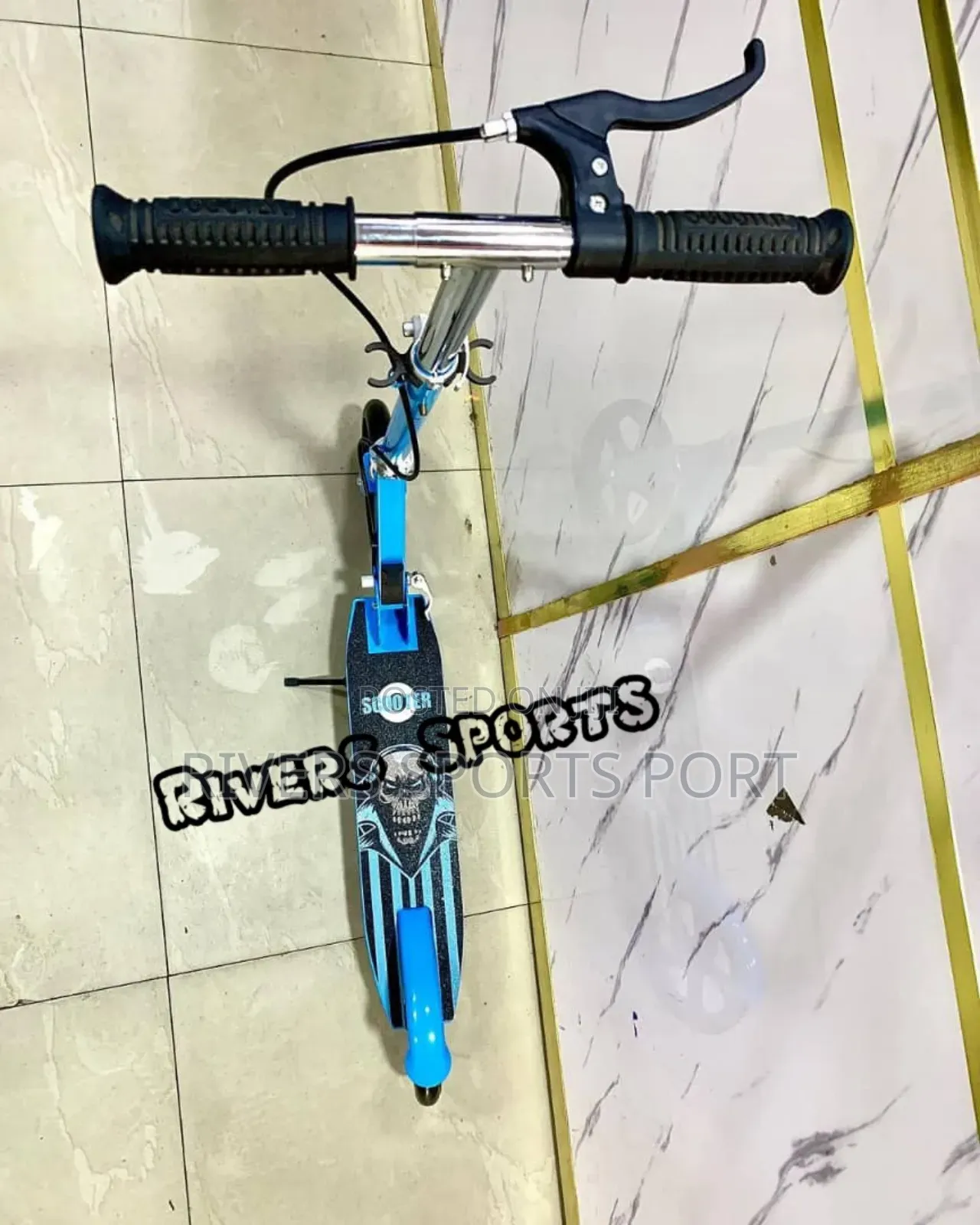 200mm Big Tyre Kick Scooter With Rear Wheel Brake