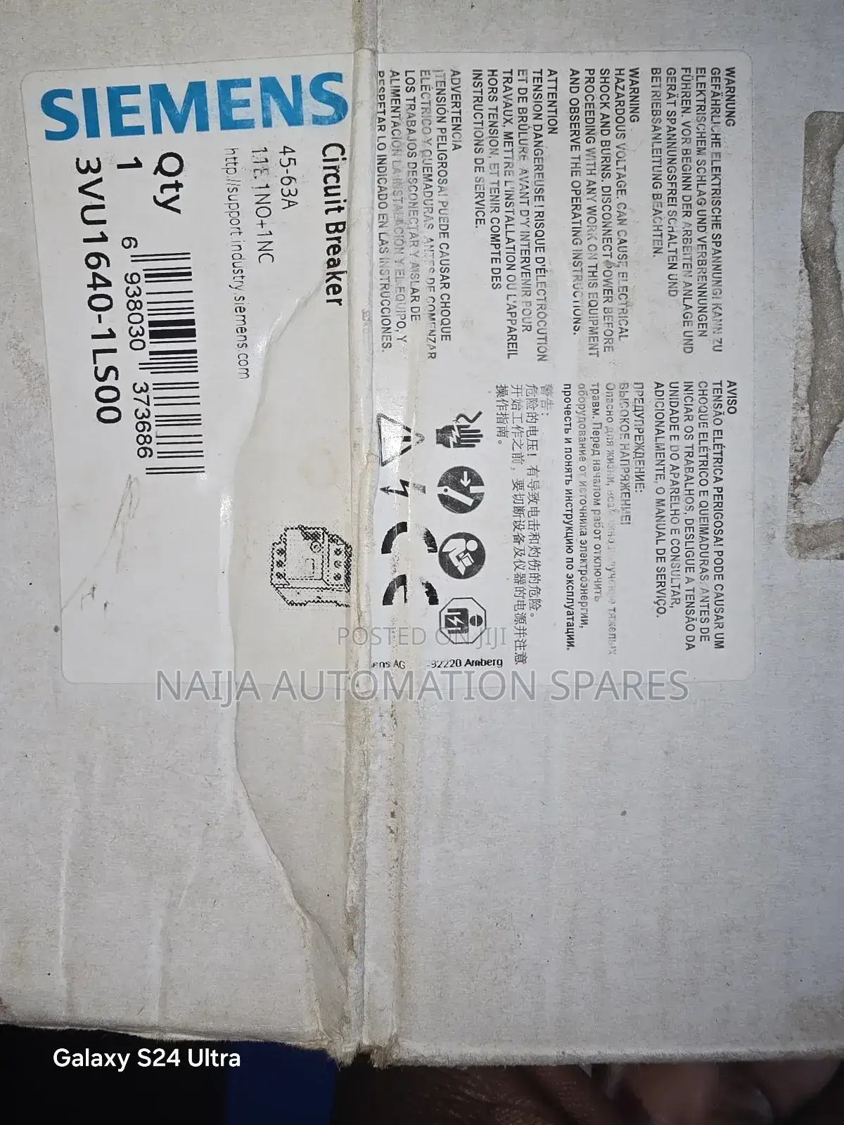 Siemens Sirius , Motor Protection | 3vu1640-1ls00
