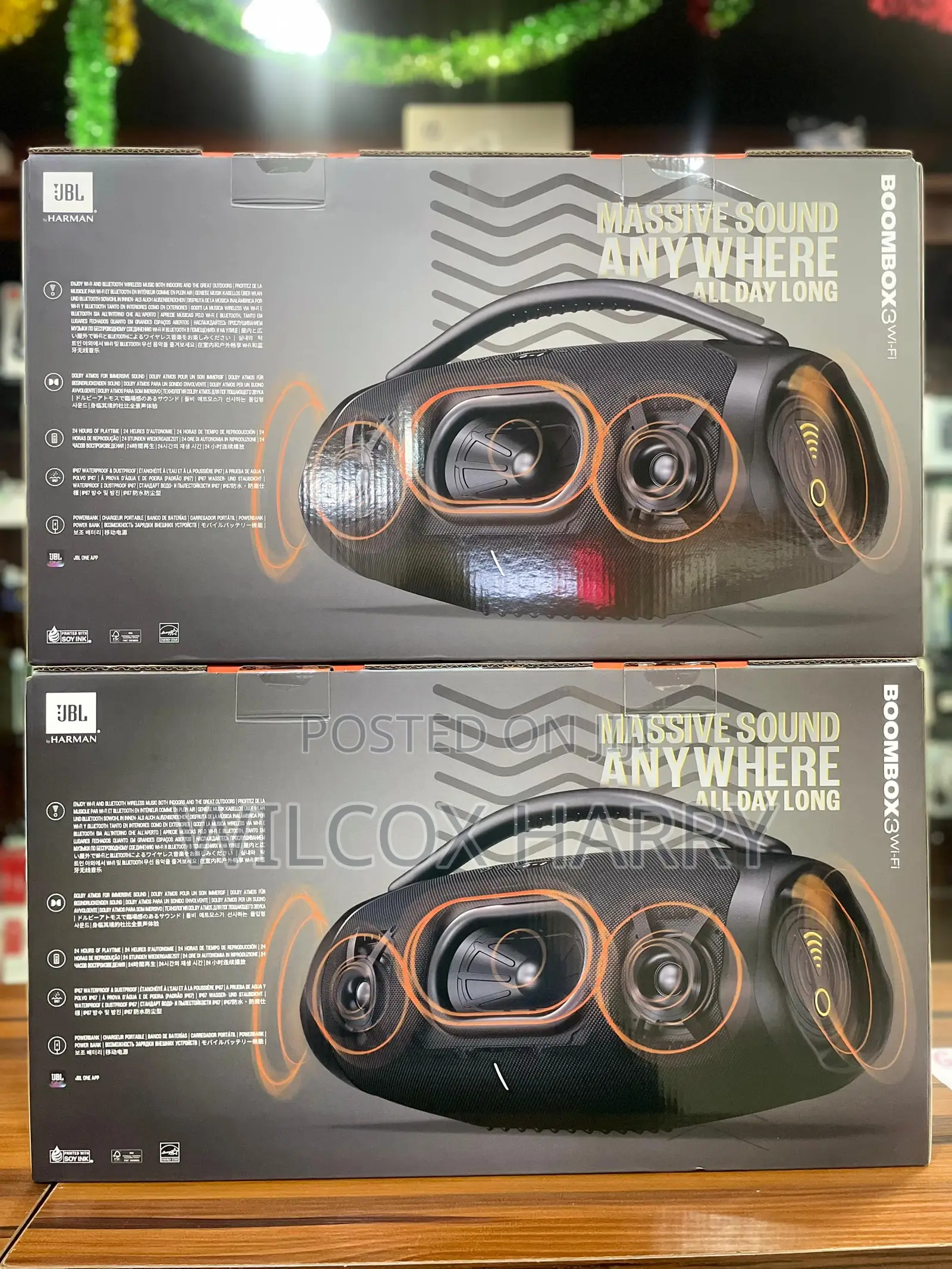 Boombox 3 Wifi (Wireless Steaming)