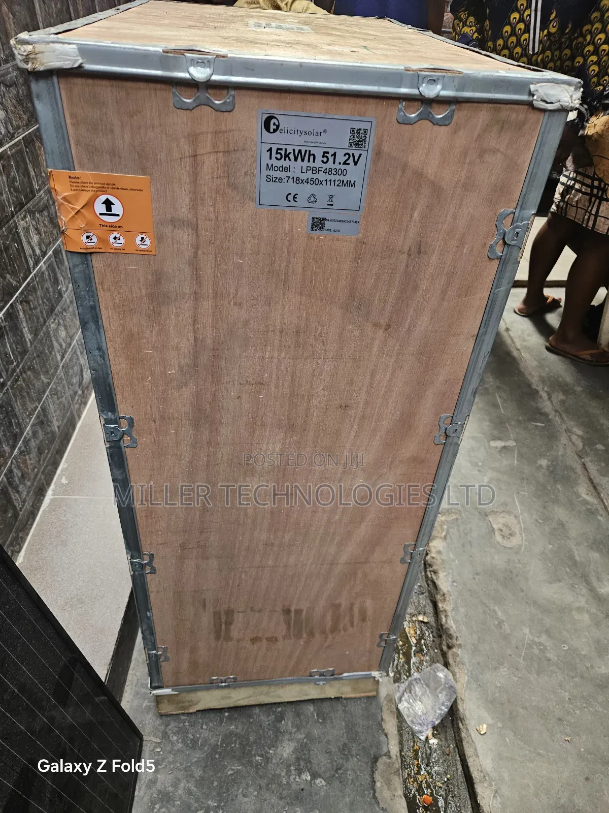 15kwh 51.2v Felicity Solar Lithium Battery Supplied to Kogi