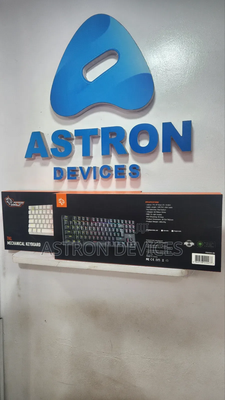 Porodo Gaming TKL Mechanical Keyboard