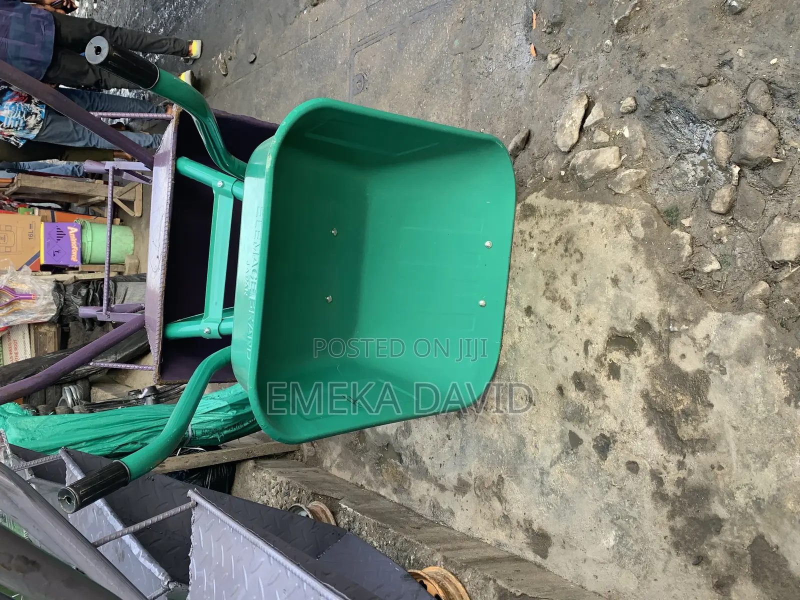 Imported Green Wheel Barrow